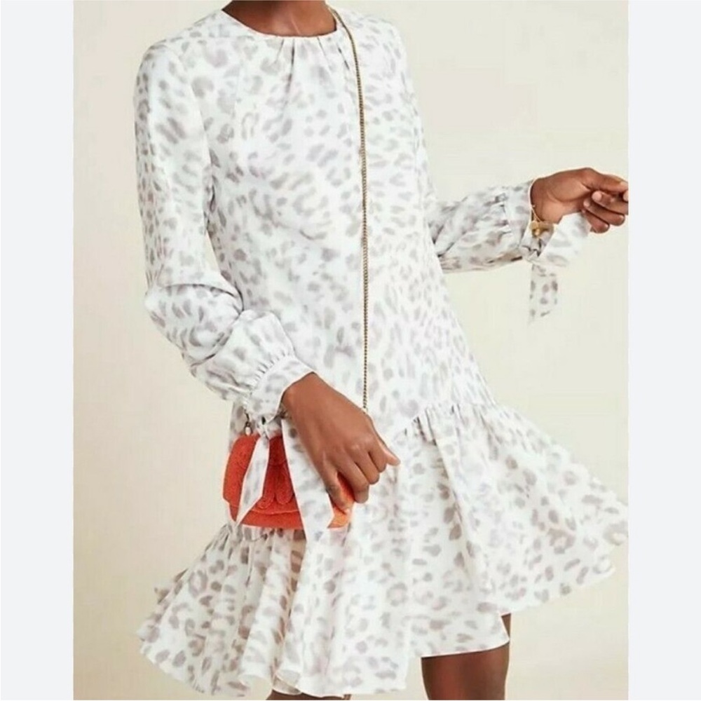 Anthropologie Mare Mare Felix Animal Print Swing Dress